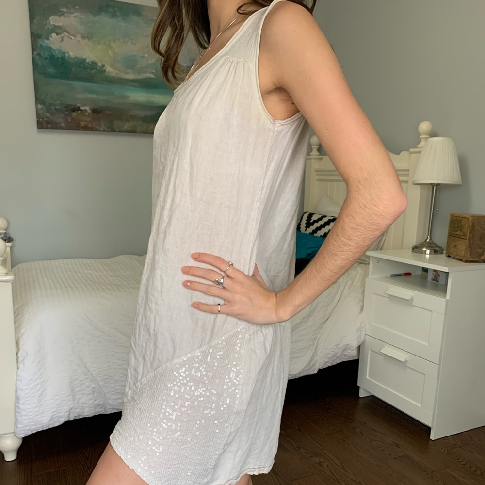 Linen Summer Mini Dress